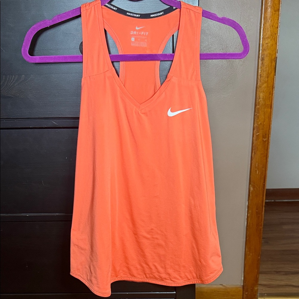 Nike Women's Bright Orange Tank Top